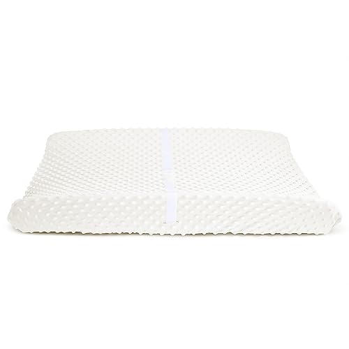 MUNCHKIN DIAPER CHANGING PAD COVERS 2 PACK, WHITE FITS STANDARD CONTOURED CHANGING PADS, SOFT COTTON