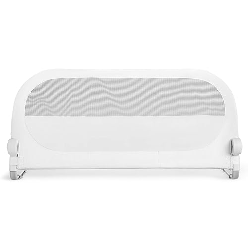 MUNCHKIN SLEEP TODDLER BED RAIL GUARD, FITS TWIN, FULL QUEEN MATTRESSES, GREY SAFETY RAIL