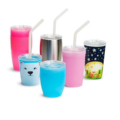 MUNCHKIN MIRACLE 360 SIPPY CUPS FOR TODDLERS 1-3, SPILL-PROOF, 10OZ, 5-PACK, BLUE GREEN