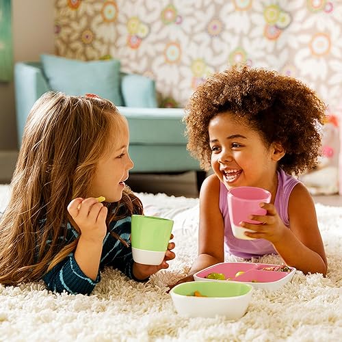 MUNCHKIN SPLASH TODDLER TRAINING CUPS WITH LIDS, 7OZ, MULTICOLORED, BPA-FREE, 4 PACK