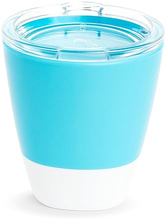 MUNCHKIN SPLASH TODDLER TRAINING CUPS WITH LIDS, 7OZ, MULTICOLORED, BPA-FREE, 4 PACK