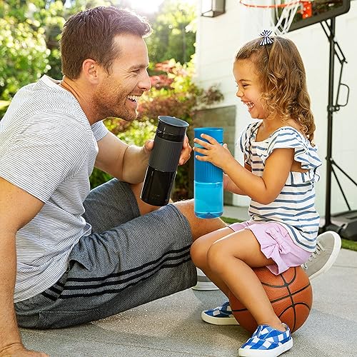 MUNCHKIN MIRACLE 360 SPILL-PROOF SIPPY CUP 24OZ BLACK TODDLER, KIDS ADULT DRINK CUP