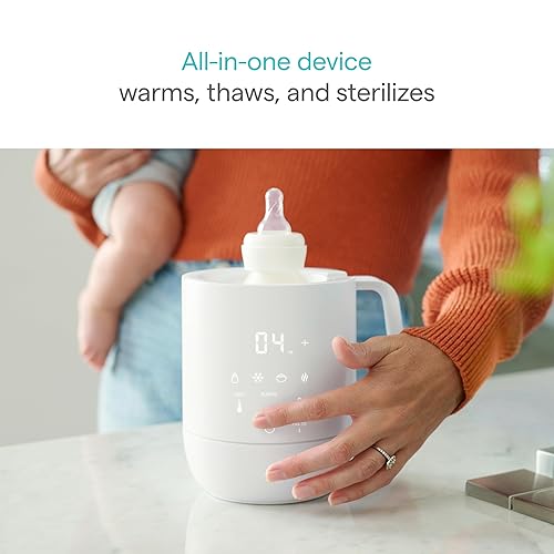 MUNCHKIN PRECISION BABY BOTTLE WARMER, STERILIZER FOOD HEATER FITS ALL BOTTLES, DIGITAL DISPLAY