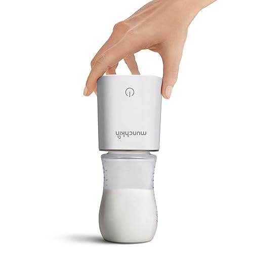 MUNCHKIN 98 DIGITAL PLUG-IN BABY BOTTLE WARMER WITH 4 ADAPTERS, FITS MOST BOTTLES, WHITE