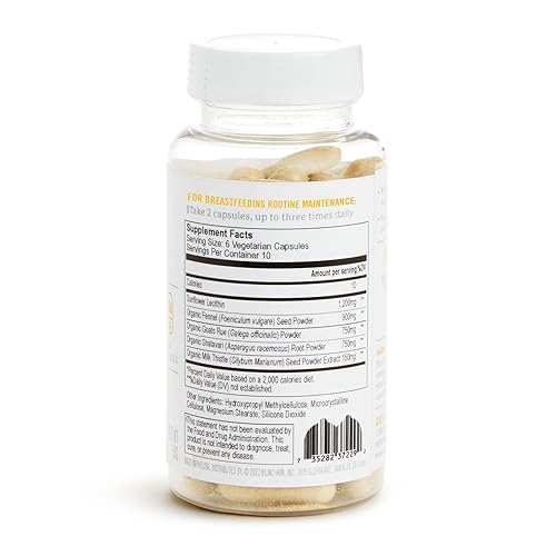 MUNCHKIN MILKMAKERS DAILY BOOST 2-IN-1 LACTATION SUPPLEMENT, FENUGREEK FREE, 60 CAPSULES