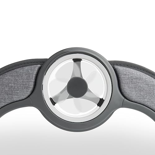 MUNCHKIN BRICA BREEZE BABY IN-SIGHT FAN CAR MIRROR, REAR-FACING, COOLING, GREY SAFE TRAVEL