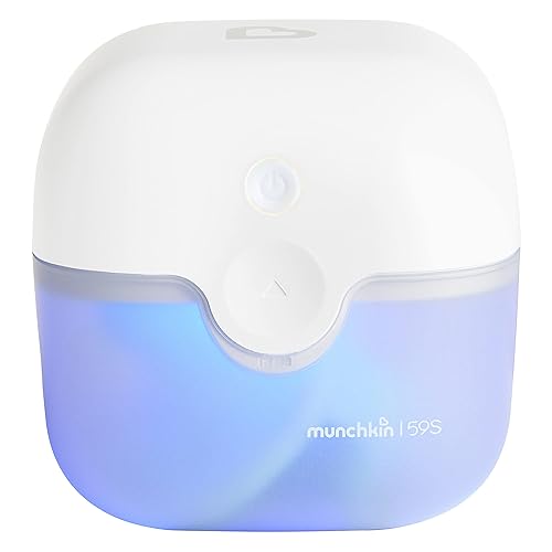 MUNCHKIN PORTABLE UV STERILIZER PLUS RECHARGEABLE MINI SANITIZER KILLS 99.99 GERMS IN 59 SEC