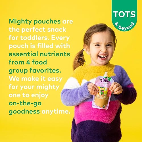 PLUM ORGANICS VARIETY PACK, 18 COUNT ORGANIC FRUIT VEGGIE POUCHES FOR TODDLERS, 12 MONTHS
