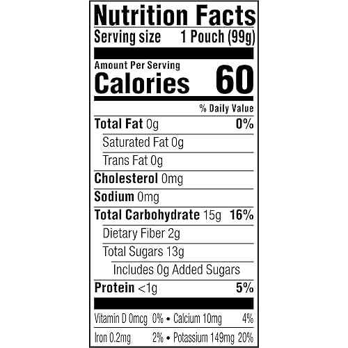 PLUM ORGANICS JUST MANGOS BABY FOOD, ORGANIC, 3.5OZ POUCHES, 4 MONTHS, PACK OF 6