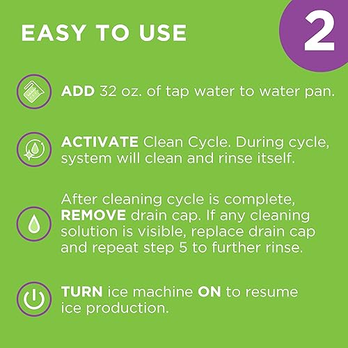 AFFRESH ICE MACHINE CLEANER REMOVES HARD WATER MINERAL BUILDUP FOR CLEAN, FRESH-TASTING ICE