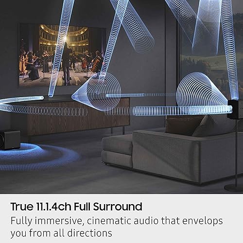 SAMSUNG Q990F 11.1.4CH SOUNDBAR WITH WIRELESS SUBWOOFER, REAR SPEAKERS, DOLBY ATMOS, 2025 MODEL