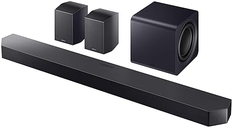 SAMSUNG Q990F 11.1.4CH SOUNDBAR WITH WIRELESS SUBWOOFER, REAR SPEAKERS, DOLBY ATMOS, 2025 MODEL