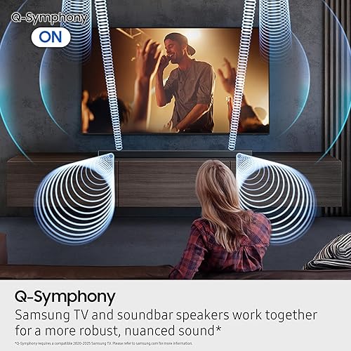 SAMSUNG HW-Q600F Q-SERIES 3.1.2CH SOUNDBAR 2025 WITH SUBWOOFER, SPACEFIT PRO, Q-SYMPHONY, ADAPTIVE S