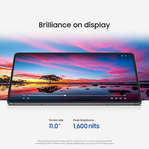 SAMSUNG GALAXY TAB S11 512GB WIFI TABLET, LARGE DISPLAY, S PEN, AI ASSIST, LONG BATTERY, SILVER USA