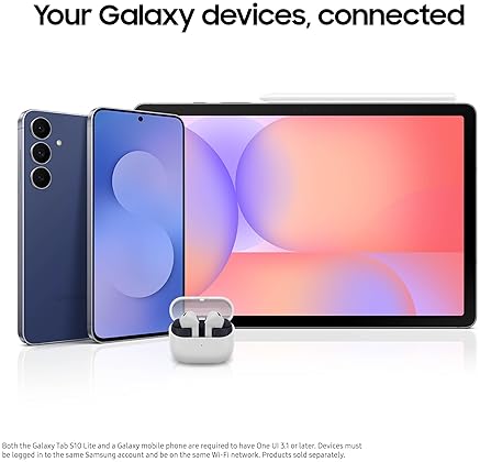 SAMSUNG GALAXY TAB S10 LITE 10.9 8GB 256GB TABLET S PEN SMART COVER, 2TB EXPAND, SILVER