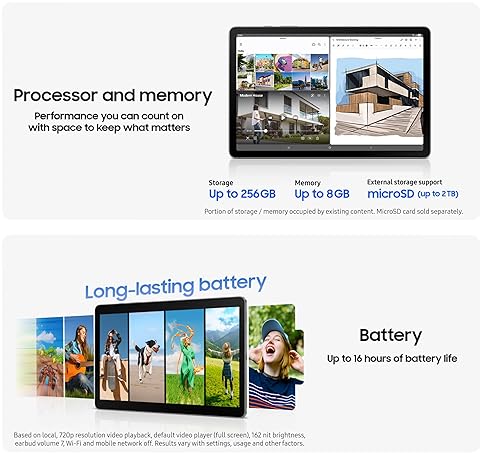 SAMSUNG GALAXY TAB S10 LITE 10.9 LCD, 6GB RAM 128GB, S PEN, 2TB EXPAND, LONG BATTERY, GRAY