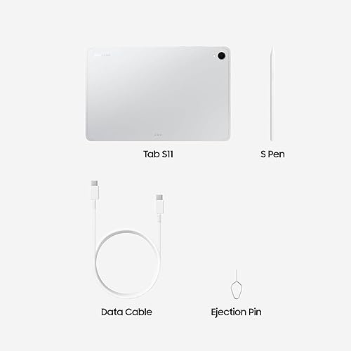 SAMSUNG GALAXY TAB S11 256GB WIFI TABLET, LARGE DISPLAY, S PEN, AI ASSIST, LONG BATTERY, SILVER US