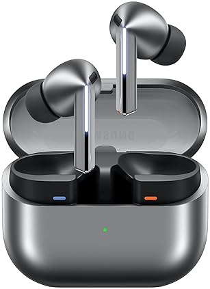 SAMSUNG GALAXY BUDS 3 PRO AI WIRELESS EARBUDS, NOISE CANCELLING, SILVER, US VERSION, 2YR WARRANTY
