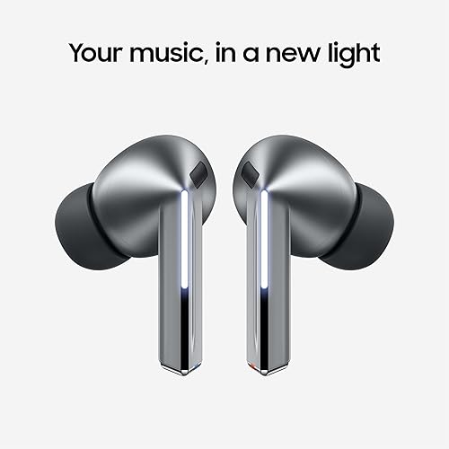 SAMSUNG GALAXY BUDS 3 PRO AI WIRELESS EARBUDS, NOISE CANCELLING, SILVER, US VERSION, 2YR WARRANTY