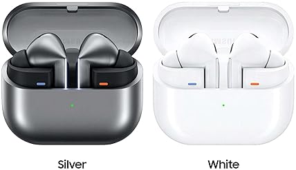SAMSUNG GALAXY BUDS 3 PRO AI WIRELESS EARBUDS, NOISE CANCELLING, SILVER, US VERSION, 2YR WARRANTY