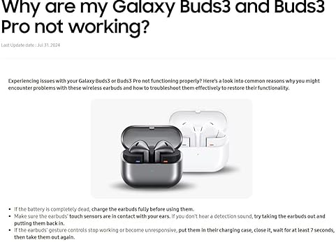 SAMSUNG GALAXY BUDS 3 PRO AI WIRELESS EARBUDS, NOISE CANCELLING, SILVER, US VERSION, 2YR WARRANTY