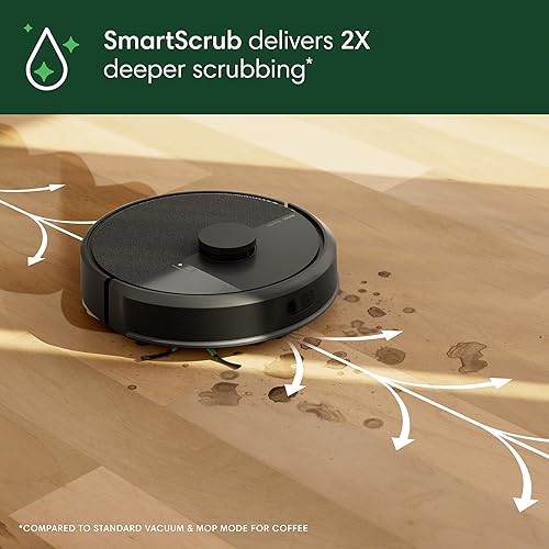IROBOT ROOMBA 105 COMBO ROBOT VACUUM MOP, LIDAR, POWER SUCTION, SELF-CHARGING, CARPET SAFE