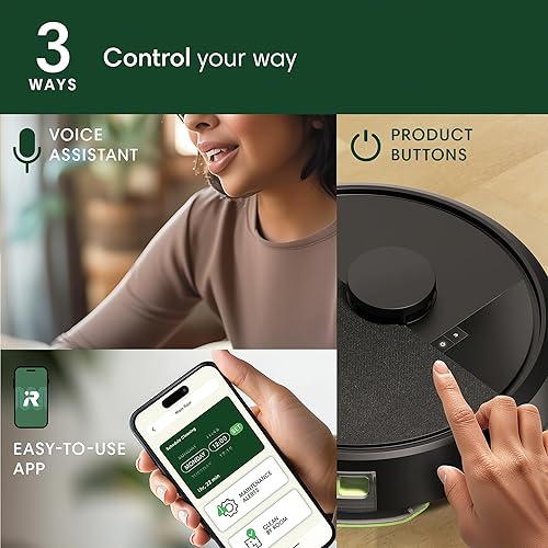 IROBOT ROOMBA 105 COMBO ROBOT VACUUM MOP, LIDAR, POWER SUCTION, SELF-CHARGING, CARPET SAFE