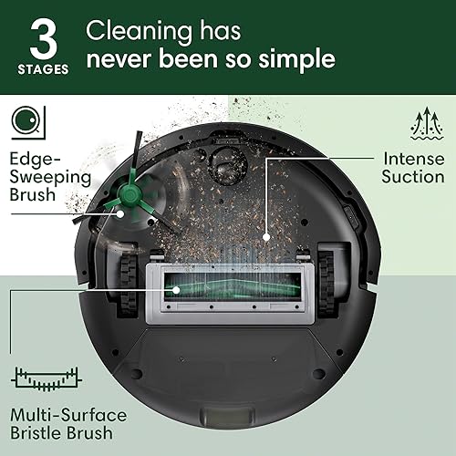 IROBOT ROOMBA 104 ROBOT VACUUM LIDAR MAPPING, PET HAIR, POWER SUCTION, MULTI-SURFACE, SELF-CHARGING