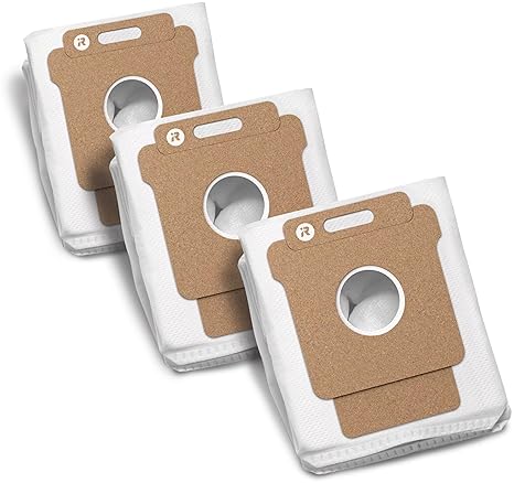 IROBOT ROOMBA REPLACEMENT DIRT DISPOSAL BAGS 3-PACK FOR AUTOEMPTY AUTOWASH DOCKS, COMPATIBLE MODELS