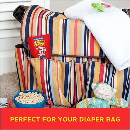 BOUDREAUX S BUTT PASTE MAX STRENGTH DIAPER RASH CREAM WITH ZINC OXIDE, 2OZ TUBE 14OZ JAR