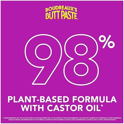 BOUDREAUX S BUTT PASTE DIAPER RASH CREAM WITH DIMETHICONE, BARRIER OINTMENT, 4 OZ TUBE