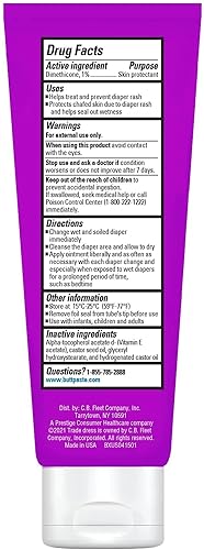 BOUDREAUX S BUTT PASTE DIAPER RASH CREAM WITH DIMETHICONE, BARRIER OINTMENT, 4 OZ TUBE