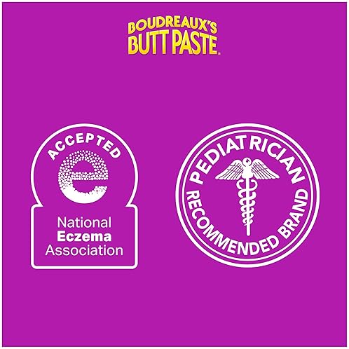 BOUDREAUXS BUTT PASTE 4OZ DIAPER RASH OINTMENT SENSITIVE SKIN BARRIER CREAM, 2-PACK