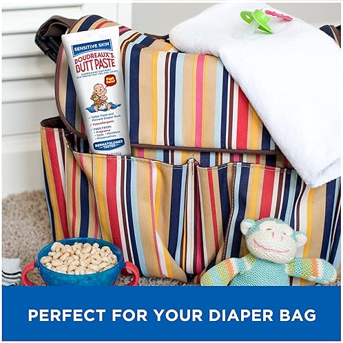 BOUDREAUXS BUTT PASTE 4OZ DIAPER RASH OINTMENT SENSITIVE SKIN BARRIER CREAM, 2-PACK