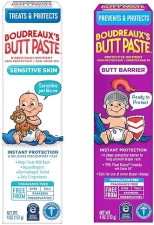 BOUDREAUXS BUTT PASTE 4OZ BARRIER OINTMENT 4OZ SENSITIVE SKIN DIAPER RASH CREAM FOR BABIES