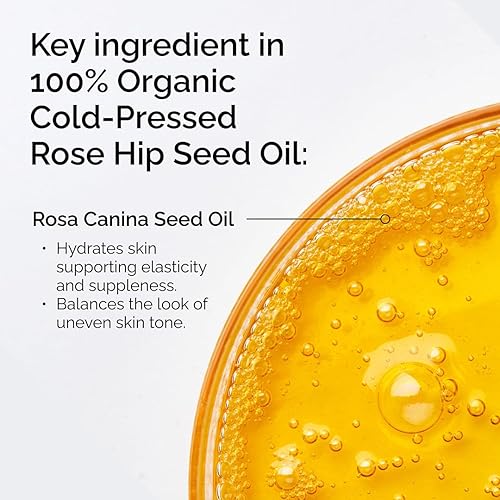 THE ORDINARY 100 ORGANIC COLD-PRESSED ROSE HIP SEED OIL FOR AGING UNEVEN SKIN, 1 FL OZ