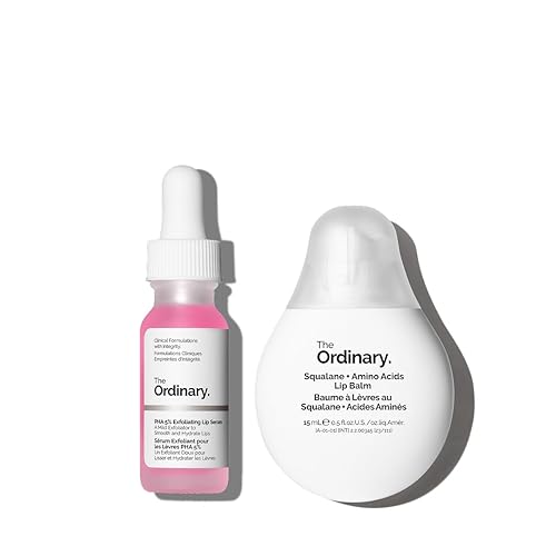 THE ORDINARY LIP CARE DUO PHA 5 EXFOLIATING LIP SERUM SQUALANE AMINO ACID LIP BALM SET