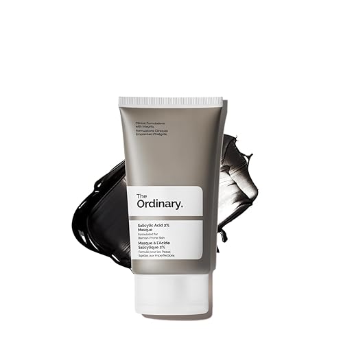 THE ORDINARY SALICYLIC ACID 2 MASQUE, CHARCOAL CLAY FACE MASK FOR ACNE BLEMISH-PRONE SKIN 1.7OZ
