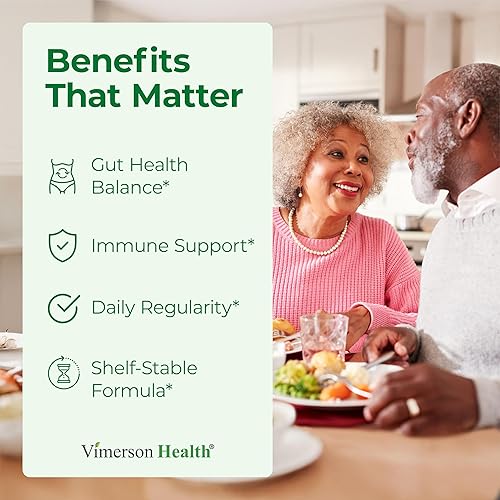 VIMERSON HEALTH PROBIOTICS PREBIOTICS FOR WOMEN MEN, 40 BILLION CFU, GUT IMMUNE HEALTH, DAIRY-FREE SUPPLEMENT