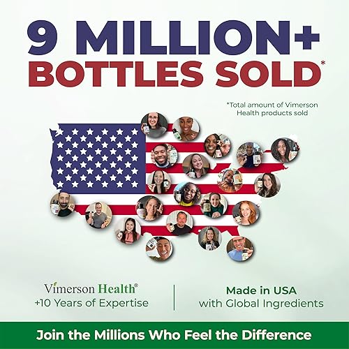 VIMERSON HEALTH PROBIOTICS PREBIOTICS FOR WOMEN MEN, 40 BILLION CFU, GUT IMMUNE HEALTH, DAIRY-FREE SUPPLEMENT