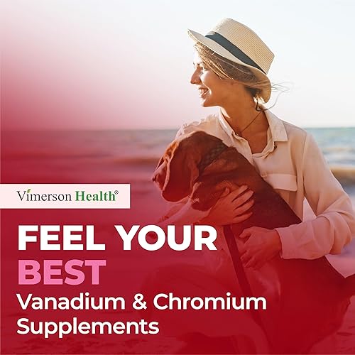 VIMERSON HEALTH CHROMIUM VANADIUM SUPPLEMENT FOR ENERGY METABOLISM VEGAN, NON-GMO, 60 CAPSULES