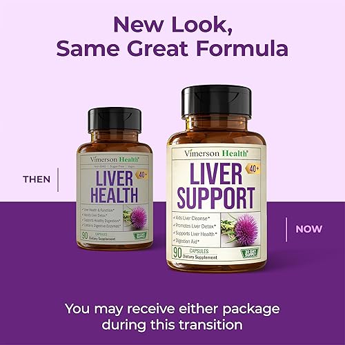 VIMERSON HEALTH VEGAN LIVER CLEANSE DETOX DANDELION, MILK THISTLE ARTICHOKE FOR LIVER SUPPORT, 90 CAPSULES