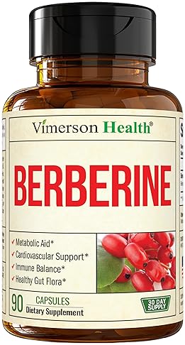 VIMERSON HEALTH BERBERINE 1800MG VEGAN, NON-GMO SUPPLEMENT FOR IMMUNE, HEART METABOLIC SUPPORT