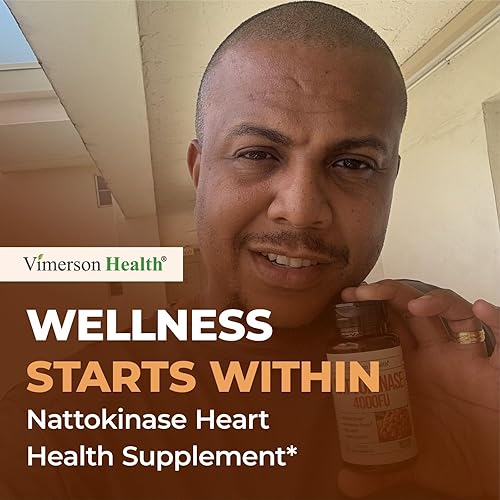 VIMERSON HEALTH NATTOKINASE 4000 FU SUPPLEMENT VEGAN HEART CIRCULATION SUPPORT, NON-GMO, 60 CAPSULES