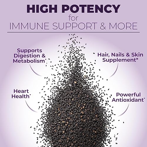 VIMERSON HEALTH BLACK SEED OIL CAPSULES 1500MG COLD PRESSED, VEGAN, OMEGA 3-6-9, IMMUNE JOINT SUPPORT, 90CT