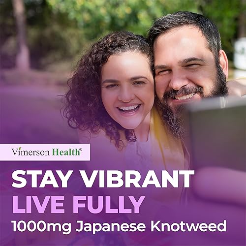 VIMERSON HEALTH JAPANESE KNOTWEED RESVERATROL CAPSULES 1000MG WITH GREEN TEA, QUERCETIN GRAPE, 60 COUNT