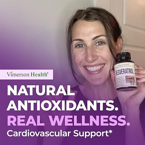 VIMERSON HEALTH JAPANESE KNOTWEED RESVERATROL CAPSULES 1000MG WITH GREEN TEA, QUERCETIN GRAPE, 60 COUNT