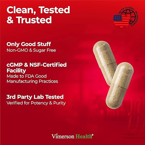 VIMERSON HEALTH HORNY GOAT WEED FOR MEN 1000MG MALE ENHANCEMENT PILLS WITH MACA, TONGKAT ALI GINSENG, 60 CAPS