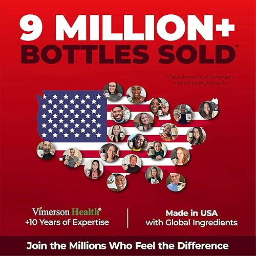 VIMERSON HEALTH HORNY GOAT WEED FOR MEN 1000MG MALE ENHANCEMENT PILLS WITH MACA, TONGKAT ALI GINSENG, 60 CAPS