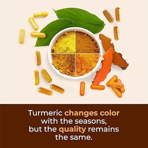 VIMERSON HEALTH ORGANIC TURMERIC CURCUMIN 1400MG WITH BLACK PEPPER 95 CURCUMINOIDS, JOINT DIGESTIVE SUPPORT, 60 VEGA